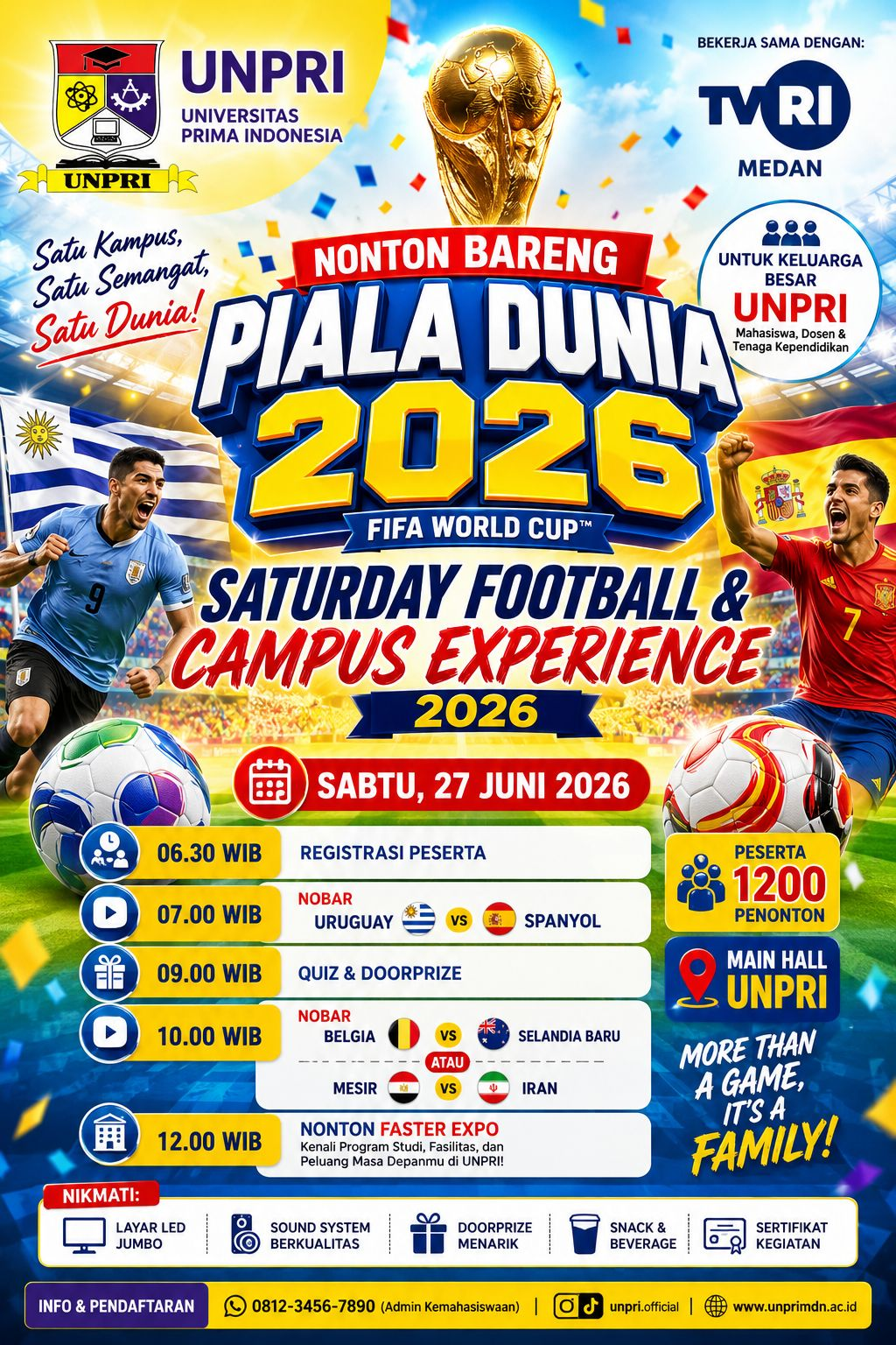 Poster Nonton Bareng Piala Dunia 2026 UNPRI